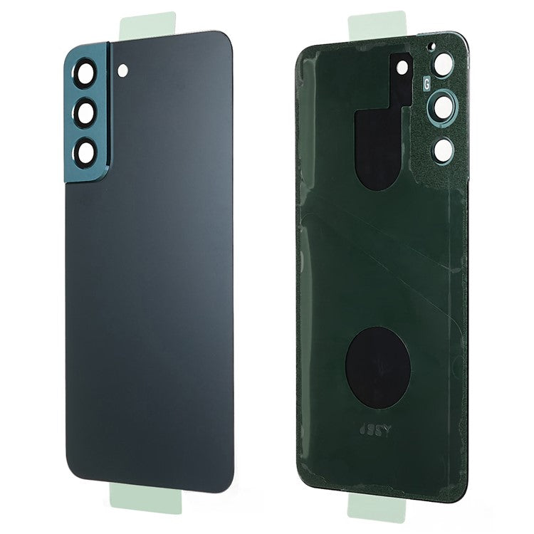 For-Samsung-Galaxy-S22+-5G-S906-Battery-Housing-with-Adhesive-Sticker-+-Camera-Lens-Cover--Green