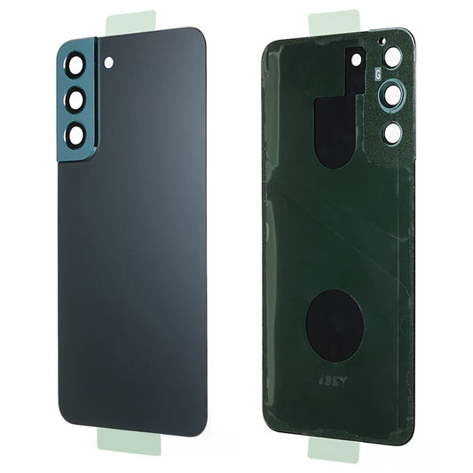 For-Samsung-Galaxy-S22+-5G-S906-Battery-Housing-with-Adhesive-Sticker-+-Camera-Lens-Cover--Green