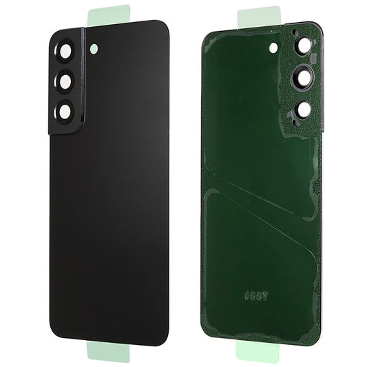 For-Samsung-Galaxy-S22-5G-S901-Battery-Housing-with-Adhesive-Sticker-+-Camera-Lens-Cover--Black