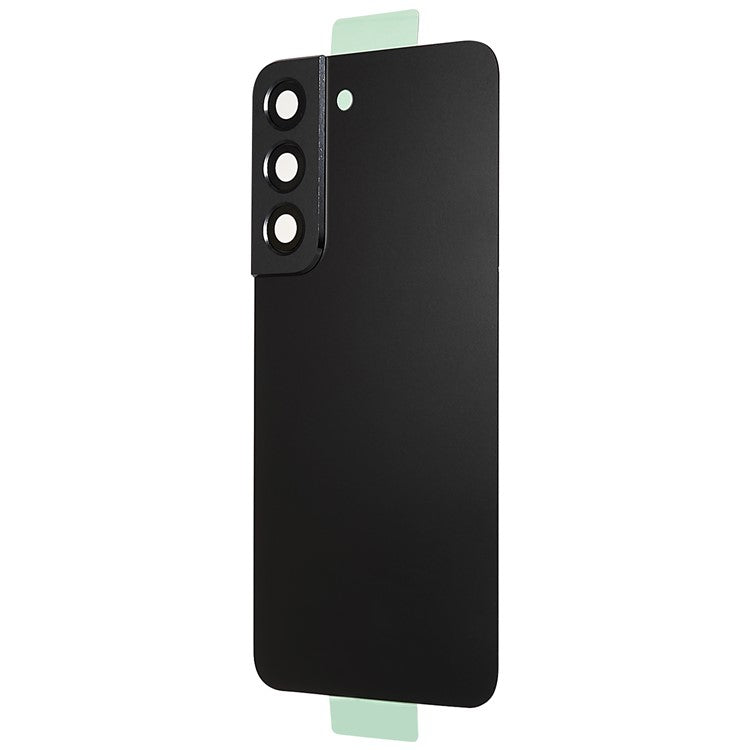 For-Samsung-Galaxy-S22-5G-S901-Battery-Housing-with-Adhesive-Sticker-+-Camera-Lens-Cover--Black
