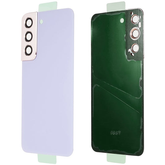 For-Samsung-Galaxy-S22-5G-S901-Battery-Housing-with-Adhesive-Sticker-+-Camera-Lens-Cover--Violet