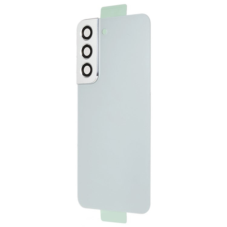 For-Samsung-Galaxy-S22-5G-S901-Battery-Housing-with-Adhesive-Sticker-+-Camera-Lens-Cover--Phantom-White