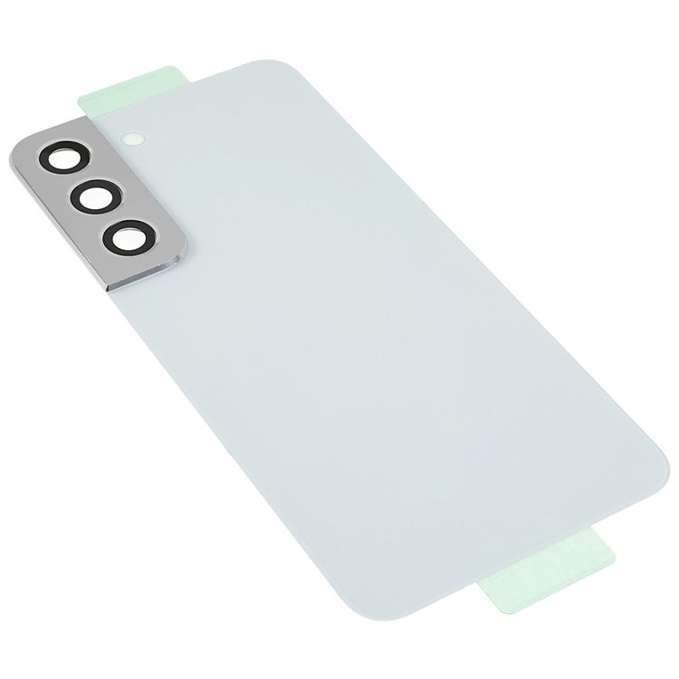 For-Samsung-Galaxy-S22-5G-S901-Battery-Housing-with-Adhesive-Sticker-+-Camera-Lens-Cover--Phantom-White