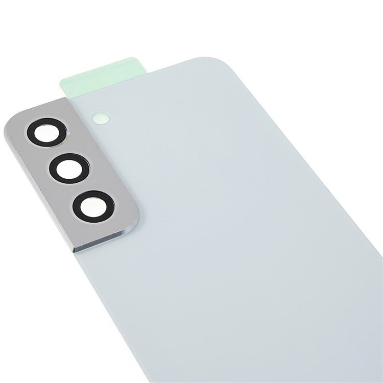 For-Samsung-Galaxy-S22-5G-S901-Battery-Housing-with-Adhesive-Sticker-+-Camera-Lens-Cover--Phantom-White