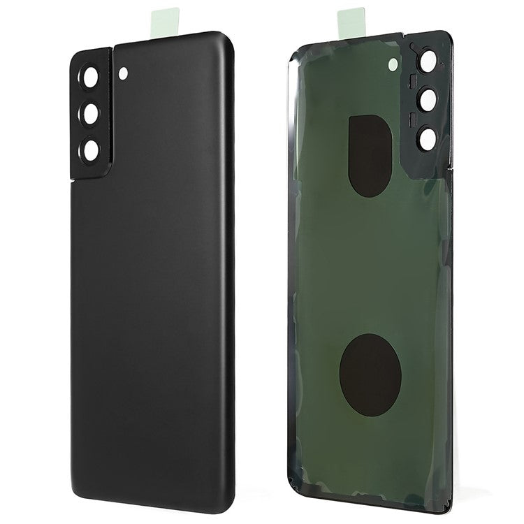 For-Samsung-Galaxy-S21+-5G-G996-Battery-Housing-with-Adhesive-Sticker-+-Camera-Lens-Cover--Black