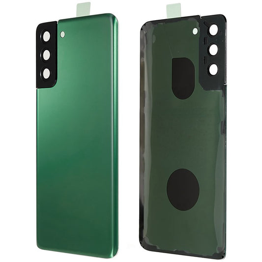For-Samsung-Galaxy-S21+-5G-G996-Battery-Housing-with-Adhesive-Sticker-+-Camera-Lens-Cover--Green