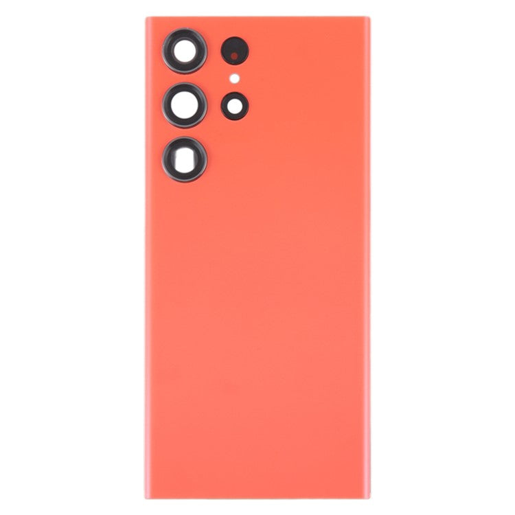 For-Samsung-Galaxy-S23-Ultra-S918-Battery-Housing-with-Adhesive-Sticker-+-Camera-Lens-Cover--Red