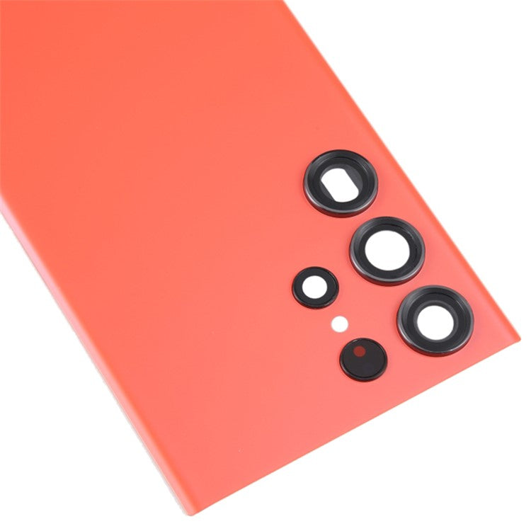 For-Samsung-Galaxy-S23-Ultra-S918-Battery-Housing-with-Adhesive-Sticker-+-Camera-Lens-Cover--Red