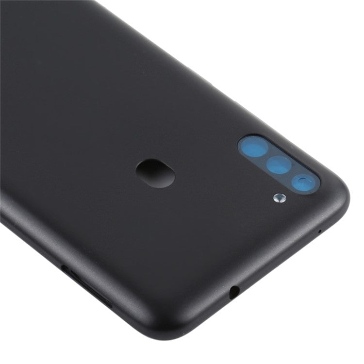 For-Samsung-Galaxy-M11-M115-Battery-Housing-with-Camera-Lens-Cover--Black