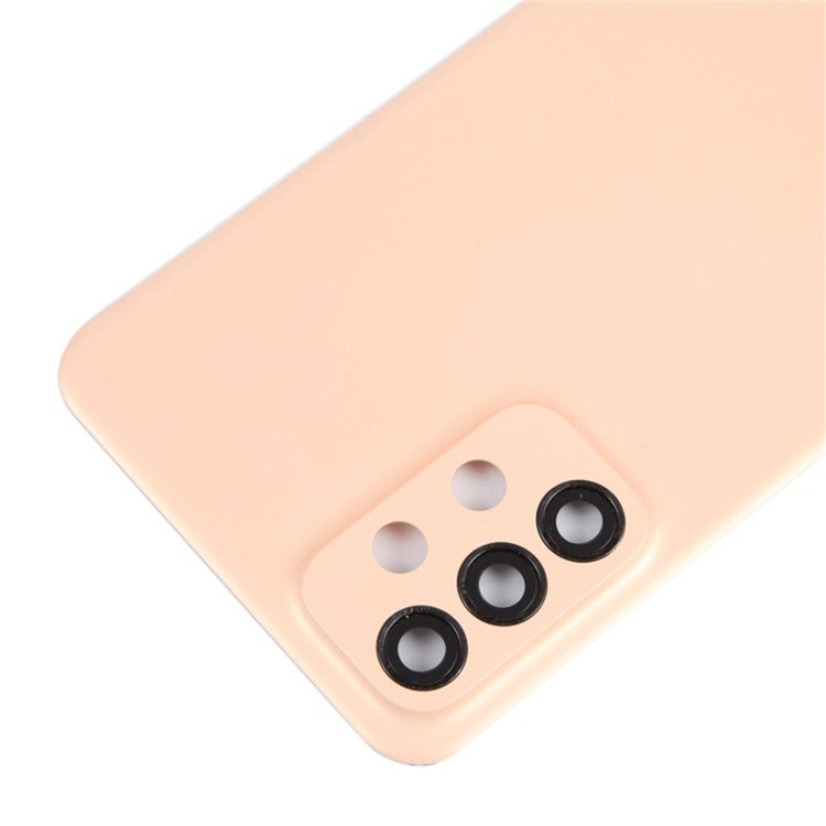 For-Samsung-Galaxy-A23-5G-(Global-Version)-A236-OEM-Battery-Housing-with-Adhesive-Sticker-+-Camera-Lens-Cover--Peach