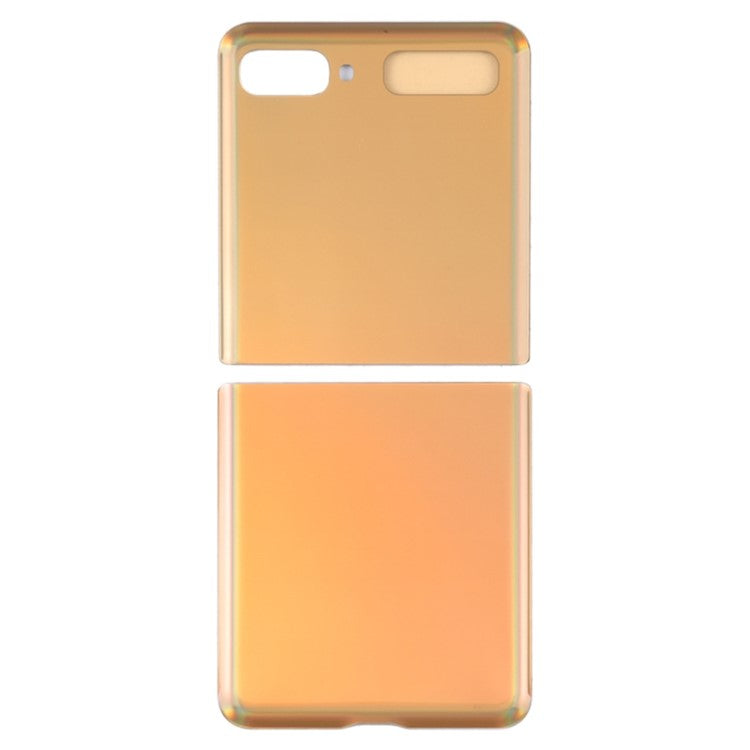 For-Samsung-Galaxy-Z-Flip-F700-Back-Battery-Housing-Cover-Replacement-Part-(without-Logo)--Gold