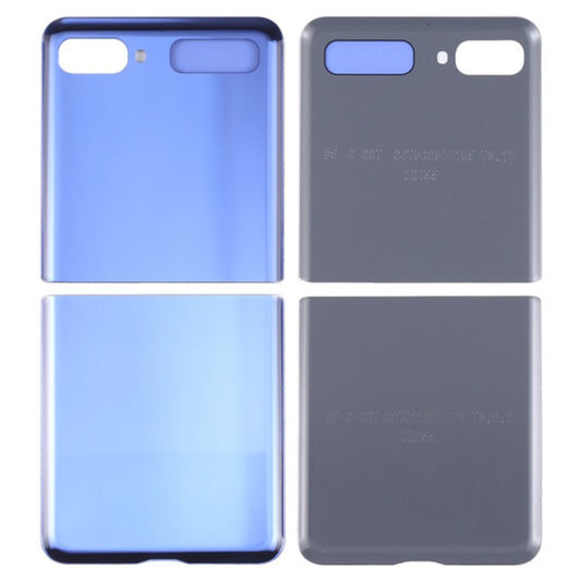 For-Samsung-Galaxy-Z-Flip-F700-Back-Battery-Housing-Cover-Replacement-Part-(without-Logo)--Blue