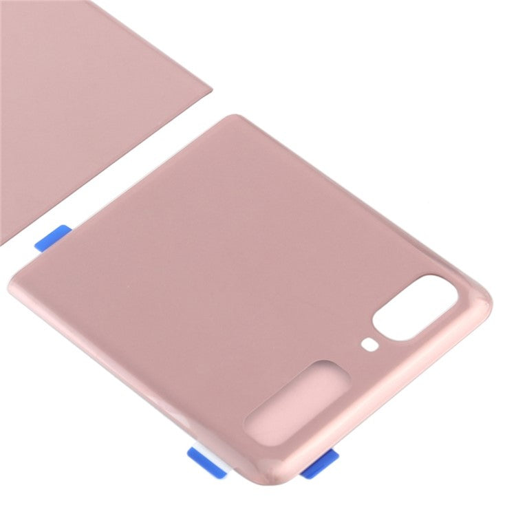 For-Samsung-Galaxy-Z-Flip-5G-F707-Back-Battery-Housing-Cover-Replacement-Part-(without-Logo)--Gold