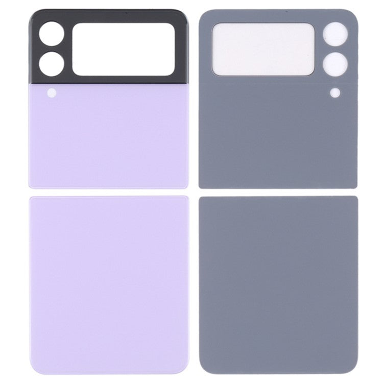For-Samsung-Galaxy-Z-Flip3-5G-F711-Back-Battery-Housing-Cover-Replacement-Part-(without-Logo)--Purple