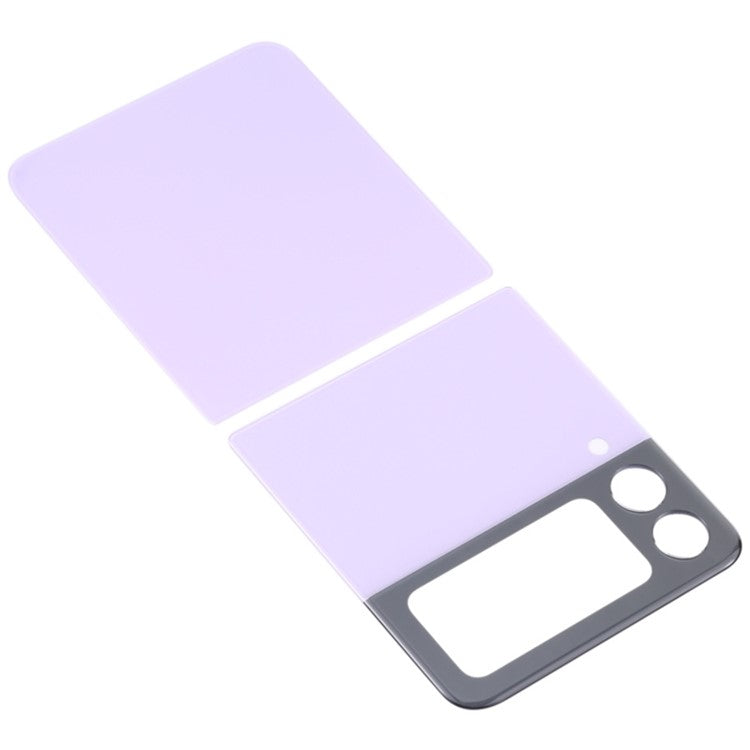 For-Samsung-Galaxy-Z-Flip3-5G-F711-Back-Battery-Housing-Cover-Replacement-Part-(without-Logo)--Purple