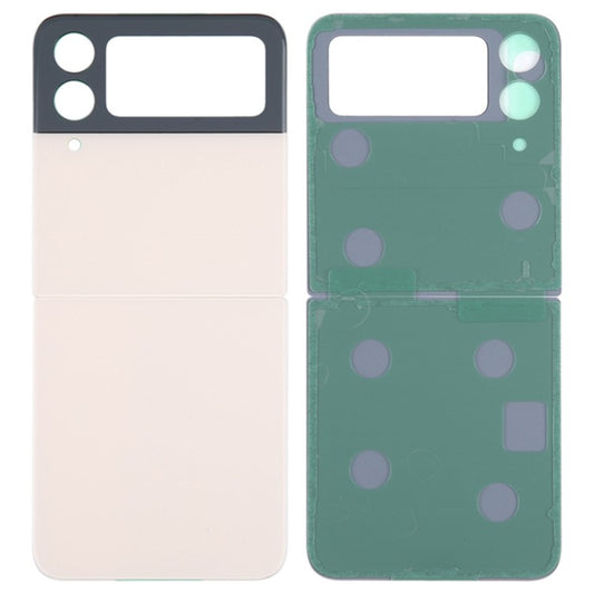 For-Samsung-Galaxy-Z-Flip4-5G-F721-Back-Battery-Housing-Cover-Replacement-Part-(without-Logo)--Gold