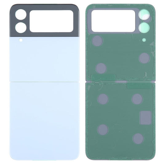 For-Samsung-Galaxy-Z-Flip4-5G-F721-Back-Battery-Housing-Cover-Replacement-Part-(without-Logo)--Blue