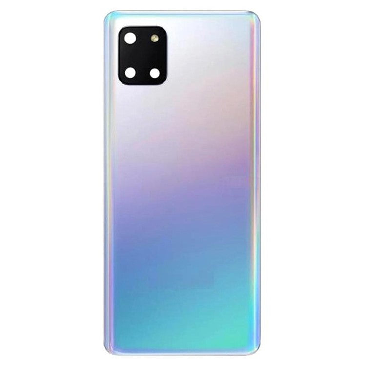 For-Samsung-Galaxy-Note10-Lite-4G-N770-Battery-Housing-with-Adhesive-Sticker-+-Camera-Lens-Cover--Silver