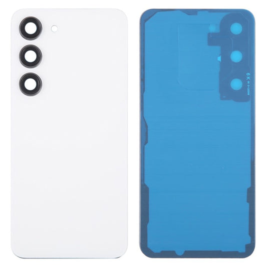 For-Samsung-Galaxy-S23-S911-Battery-Housing-with-Adhesive-Sticker-+-Camera-Lens-Cover-(without-Logo)--White