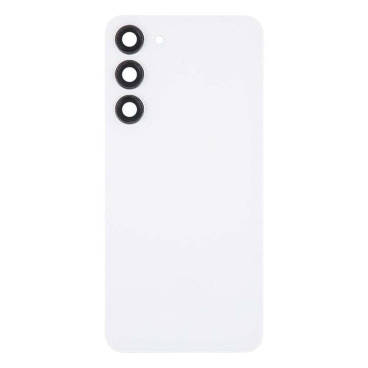 For-Samsung-Galaxy-S23+-S916-Battery-Housing-with-Adhesive-Sticker-+-Camera-Lens-Cover-Parts-(without-Logo)--White