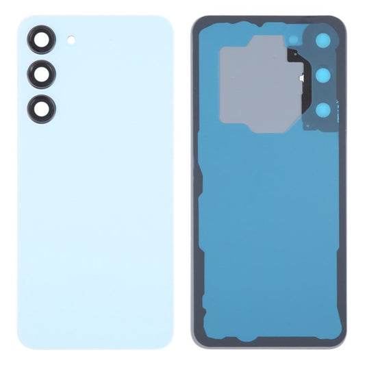 For-Samsung-Galaxy-S23+-S916-Battery-Housing-with-Adhesive-Sticker-+-Camera-Lens-Cover-Parts-(without-Logo)--Baby-Blue