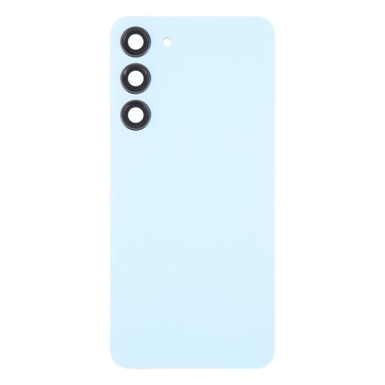 For-Samsung-Galaxy-S23+-S916-Battery-Housing-with-Adhesive-Sticker-+-Camera-Lens-Cover-Parts-(without-Logo)--Baby-Blue