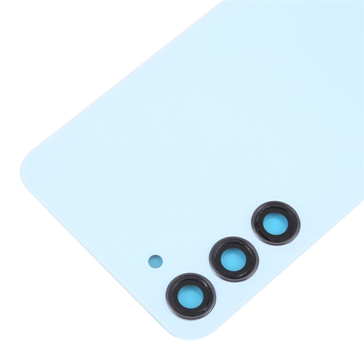 For-Samsung-Galaxy-S23+-S916-Battery-Housing-with-Adhesive-Sticker-+-Camera-Lens-Cover-Parts-(without-Logo)--Baby-Blue