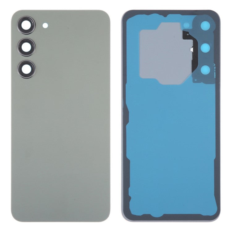 For-Samsung-Galaxy-S23+-S916-Battery-Housing-with-Adhesive-Sticker-+-Camera-Lens-Cover-Parts-(without-Logo)--Green