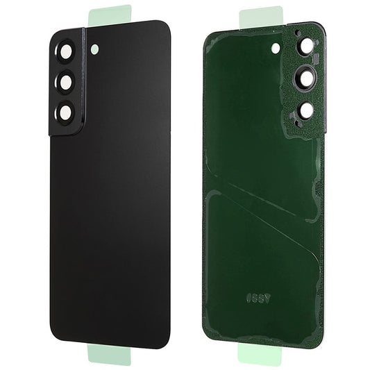 For-Samsung-Galaxy-S22-5G-S901-Battery-Housing-with-Adhesive-Sticker-+-Lens-Cover-Spare-Part-(without-Logo)--Black