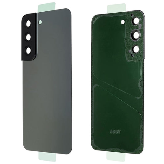 For-Samsung-Galaxy-S22-5G-S901-Battery-Housing-with-Adhesive-Sticker-+-Lens-Cover-Spare-Part-(without-Logo)--Grey