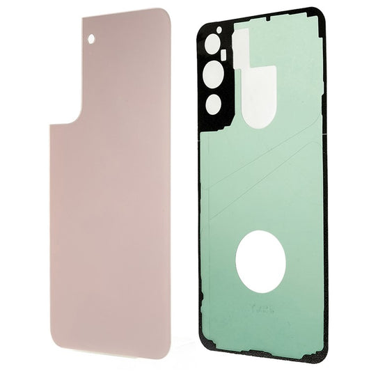 For-Samsung-Galaxy-S22+-5G-S906-Battery-Housing-Cover-with-Adhesive-Sticker-Replacement-Parts-(without-Logo)--Pink