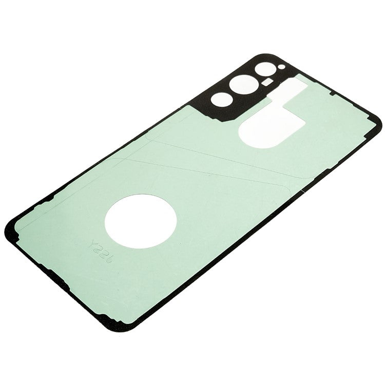 For-Samsung-Galaxy-S22+-5G-S906-Battery-Housing-Cover-with-Adhesive-Sticker-Replacement-Parts-(without-Logo)--Pink