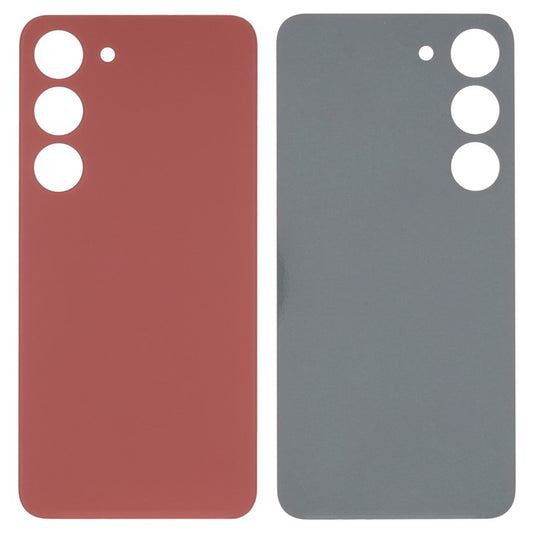 For-Samsung-Galaxy-S23-S911-Back-Battery-Housing-Cover-Phone-Replacement-Part-(without-Logo)--Red