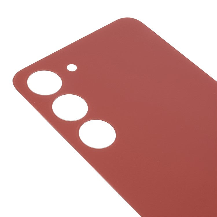 For-Samsung-Galaxy-S23-S911-Back-Battery-Housing-Cover-Phone-Replacement-Part-(without-Logo)--Red