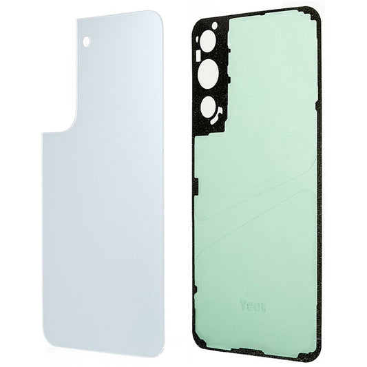 For-Samsung-Galaxy-S22-5G-S901-Battery-Housing-Cover-with-Adhesive-Sticker-Spare-Parts-(without-Logo)--White
