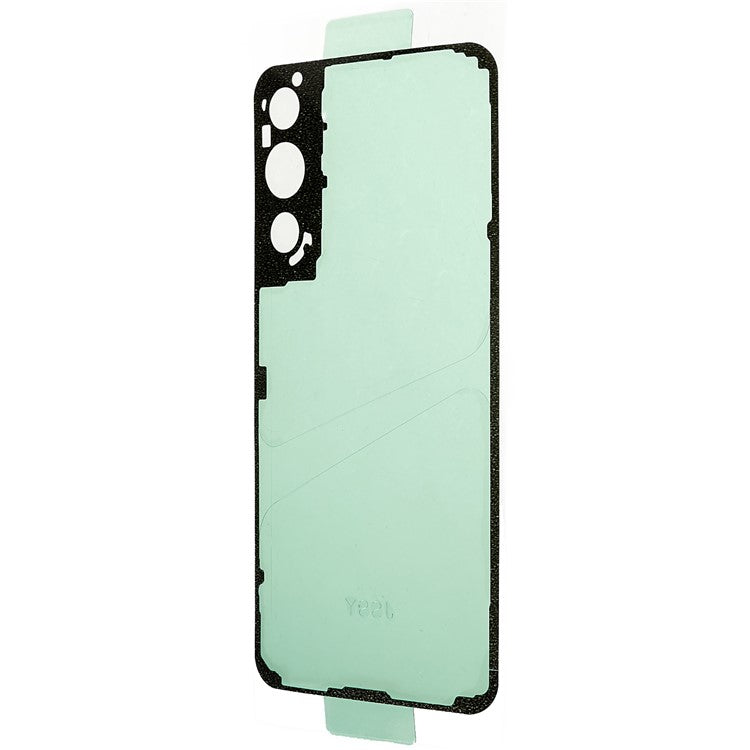 For-Samsung-Galaxy-S22-5G-S901-Battery-Housing-Cover-with-Adhesive-Sticker-Spare-Parts-(without-Logo)--White