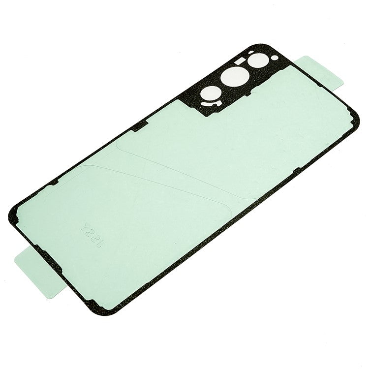 For-Samsung-Galaxy-S22-5G-S901-Battery-Housing-Cover-with-Adhesive-Sticker-Spare-Parts-(without-Logo)--White