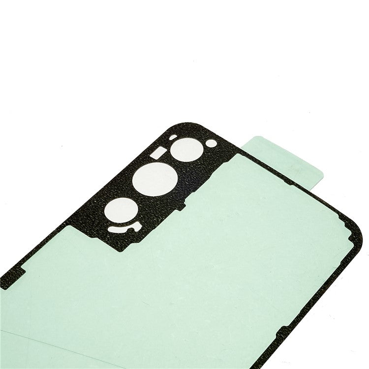 For-Samsung-Galaxy-S22-5G-S901-Battery-Housing-Cover-with-Adhesive-Sticker-Spare-Parts-(without-Logo)--White