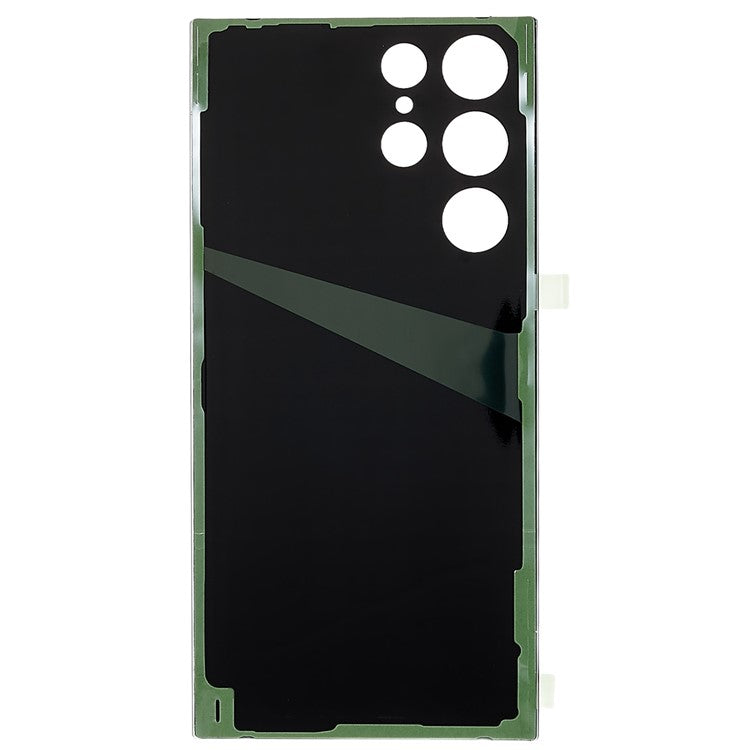 For-Samsung-Galaxy-S22-Ultra-5G-S908-Battery-Housing-Cover-with-Adhesive-Sticker-Replace-Parts-(without-Logo)--Black