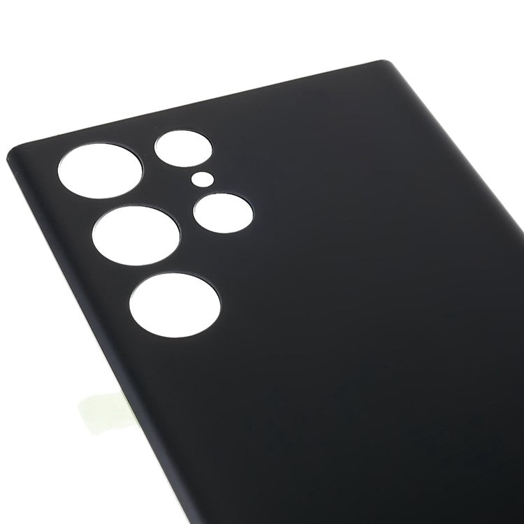 For-Samsung-Galaxy-S22-Ultra-5G-S908-Battery-Housing-Cover-with-Adhesive-Sticker-Replace-Parts-(without-Logo)--Black
