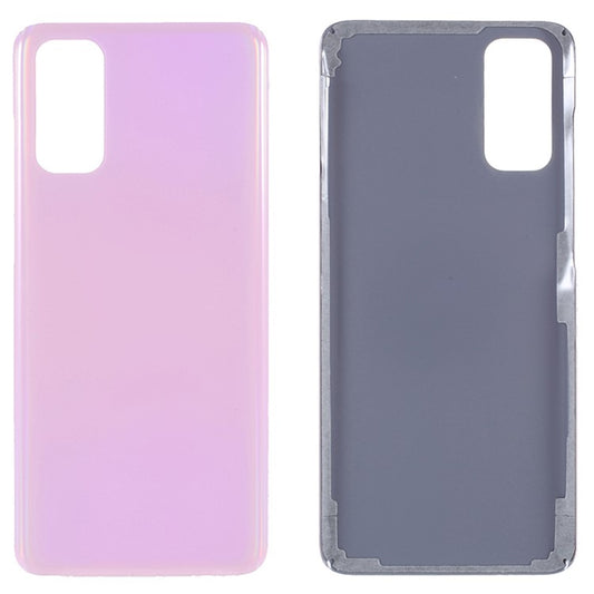 For-Samsung-Galaxy-S20-4G-G980-/-S20-5G-G981-Battery-Housing-Cover-with-Adhesive-Sticker-(without-Logo)--Pink
