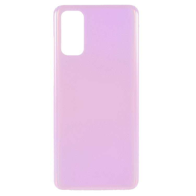 For-Samsung-Galaxy-S20-4G-G980-/-S20-5G-G981-Battery-Housing-Cover-with-Adhesive-Sticker-(without-Logo)--Pink