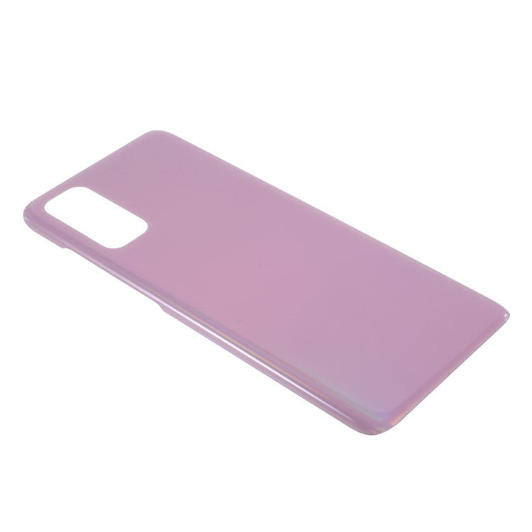 For-Samsung-Galaxy-S20-4G-G980-/-S20-5G-G981-Battery-Housing-Cover-with-Adhesive-Sticker-(without-Logo)--Pink