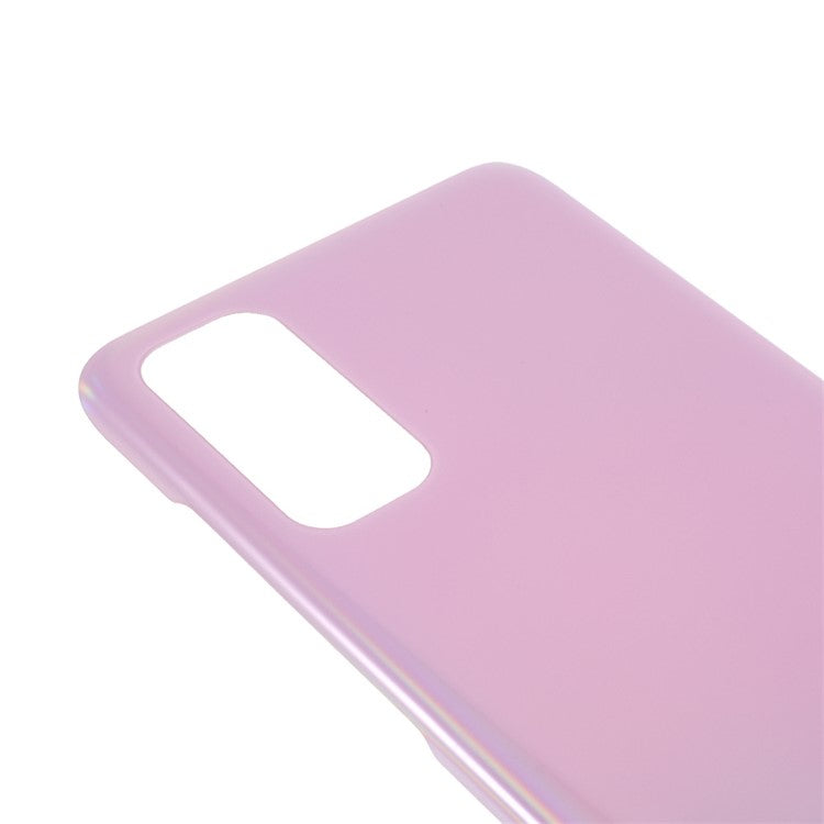 For-Samsung-Galaxy-S20-4G-G980-/-S20-5G-G981-Battery-Housing-Cover-with-Adhesive-Sticker-(without-Logo)--Pink