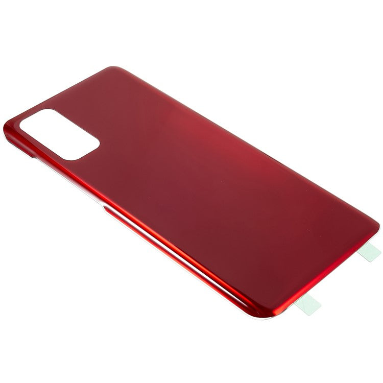 For-Samsung-Galaxy-S20-4G-G980-/-S20-5G-G981-Battery-Housing-Cover-with-Adhesive-Sticker-(without-Logo)--Red