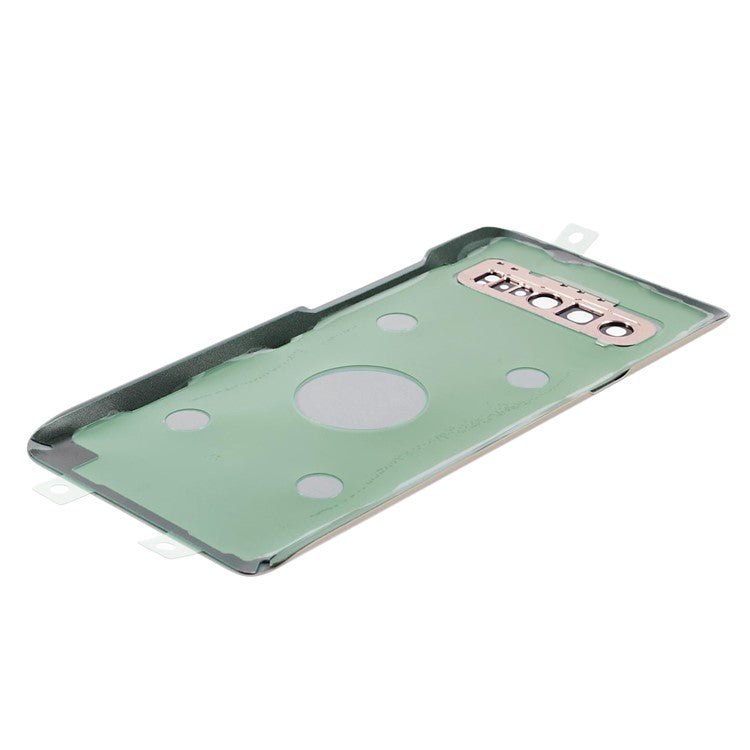For-Samsung-Galaxy-S10-5G-G977-Battery-Housing-with-Adhesive-Sticker-+-Camera-Lens-Cover--Gold