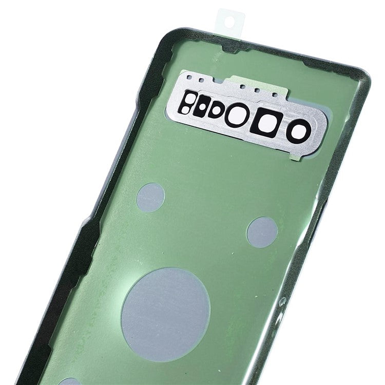 For-Samsung-Galaxy-S10-5G-G977-Battery-Housing-with-Adhesive-Sticker-+-Camera-Lens-Cover-(without-Logo)--Silver