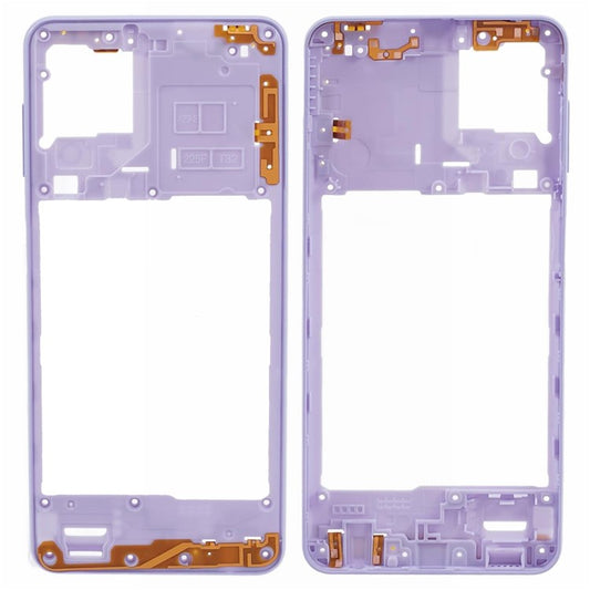 For-Samsung-Galaxy-A22-4G-(EU-Version)-Middle-Plate-Frame-Mobile-Phone-Replacement-Part-(without-Logo)--Purple