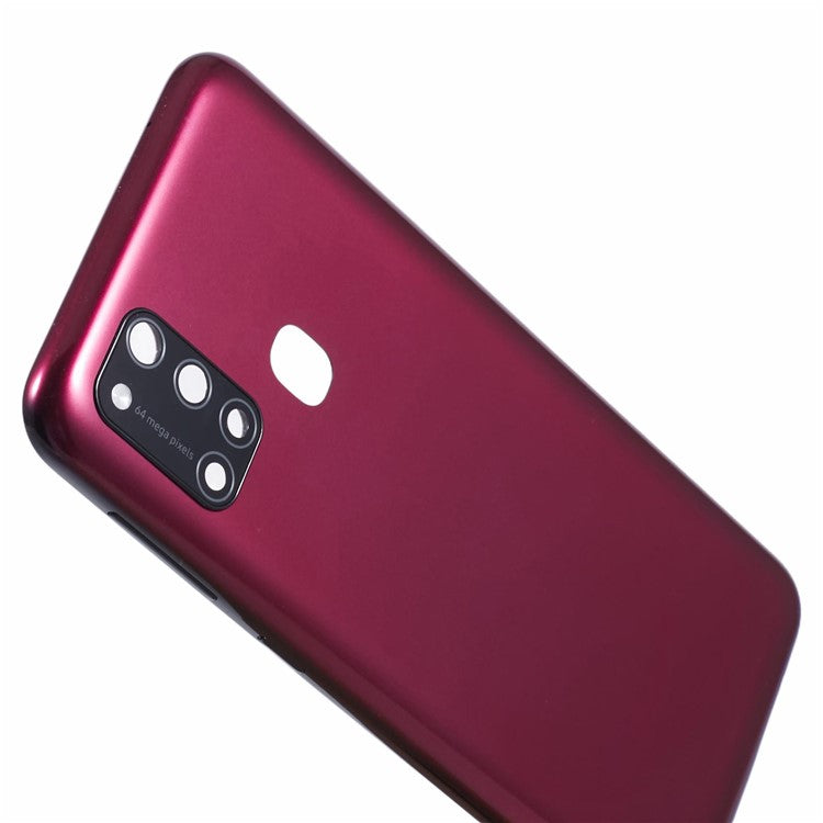 For-Samsung-Galaxy-M31-M315-OEM-Battery-Housing-Cover-Repair-Part-+-Camera-Lens-Cover--Red