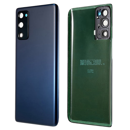 For-Samsung-Galaxy-S20-FE-G780-/-S20-FE-5G-G781-Battery-Housing-with-Adhesive-Sticker-+-Camera-Lens-Cover-(without-Logo)--Blue